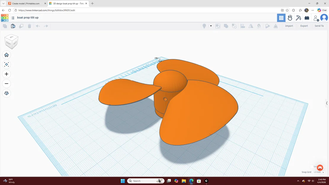 Cánh quạt chân vịt điện cho thuyền - Image 1