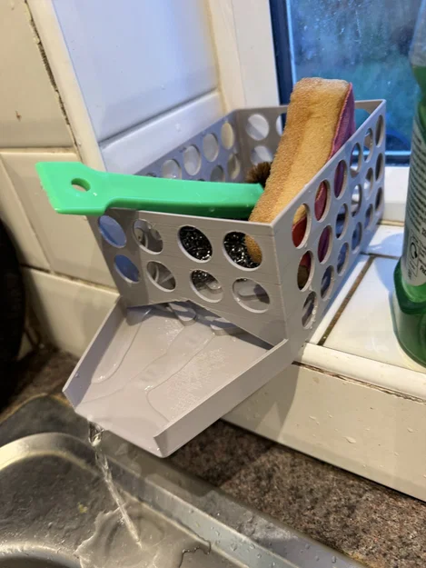 Khay đựng đồ nhà bếp có chân đế nghiêng - Image 1