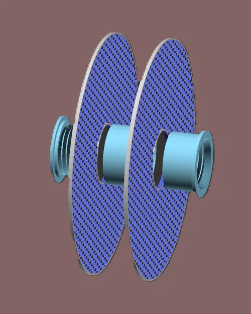 Bộ chuyển đổi cuộn nhựa 250g cho máy sấy Eibos Polyphemus - Image 1