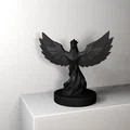 Tượng Phượng Hoàng Hình Học - Mẫu in 3D trang trí độc đáo cho không gian - Thumbnail 1