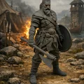 Mô hình chiến binh Viking đầy uy lực cho người đam mê in 3D - Thumbnail 1