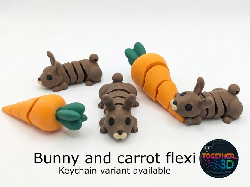 Bộ Thỏ và Cà rốt Flexi đáng yêu - Image 1