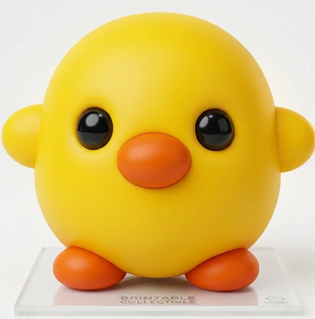 Mô hình chú vịt con đáng yêu (Adorable Duck) trang trí để bàn - Image 1