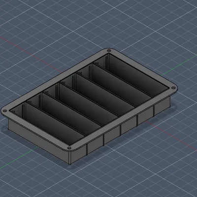Khay in 3D đựng pin Lithium 18650 gọn gàng, tiện lợi