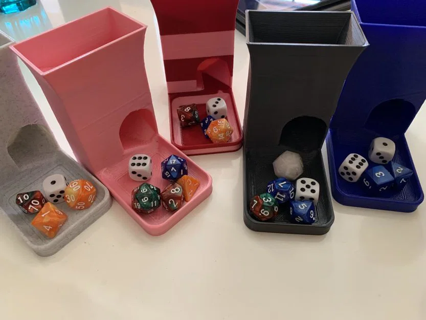 Easy Dicetower: Tháp đổ xúc xắc 3D tiện lợi, dễ in cho board game - Image 1