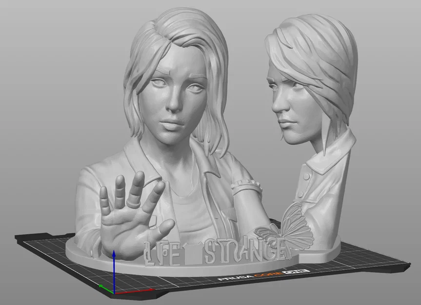Mô hình 3D Max và Chloe từ game Life is Strange ấn tượng - Image 1