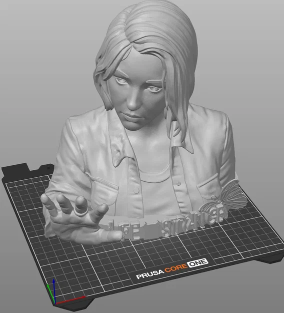 Mô hình 3D tượng bán thân Max Caulfield (Life is Strange) tuyệt đẹp - Image 1