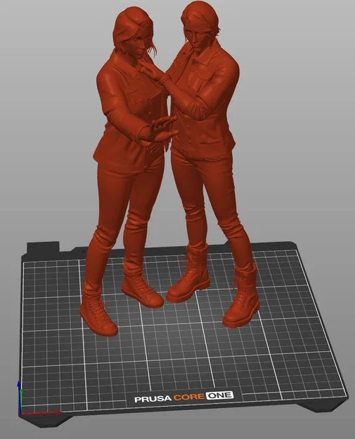 Mô hình 3D Life is Strange - Tượng Chloe và Max đầy phong cách - Image 1