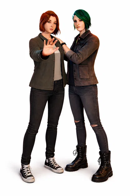 Mô hình 3D Life is Strange - Tượng Chloe và Max đầy phong cách - Image 2