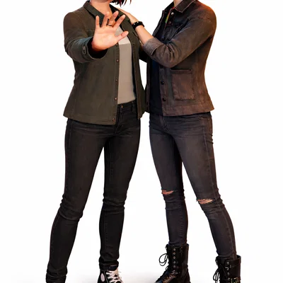 Mô hình 3D Life is Strange - Tượng Chloe và Max đầy phong cách