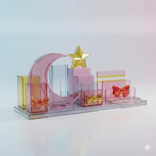 Khay Đựng Mỹ Phẩm Magical Girl - Thiết Kế Sailor Moon Dễ Thương - Image 1