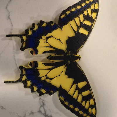 Nam châm dán tủ lạnh hình bướm Oregon Swallowtail