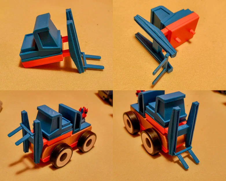 Bộ phụ kiện xe nâng cho xe đồ chơi Ikea Lillabo in 3D - Image 1