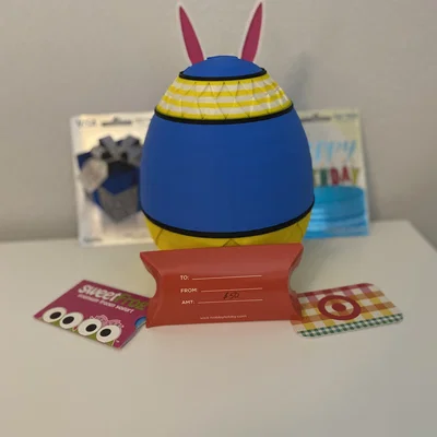 Hộp đựng thẻ quà tặng Easter Egg Gift Card Holder in 3D độc đáo