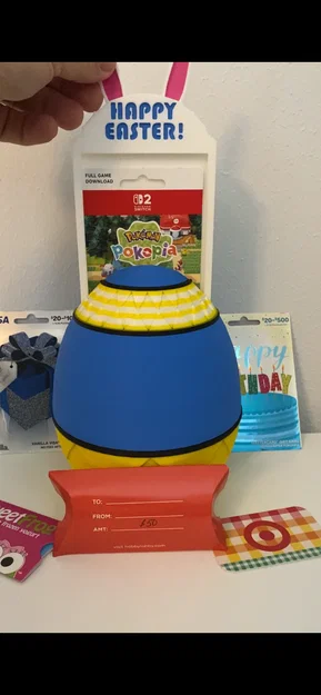 Hộp đựng thẻ quà tặng Easter Egg Gift Card Holder in 3D độc đáo - Image 2