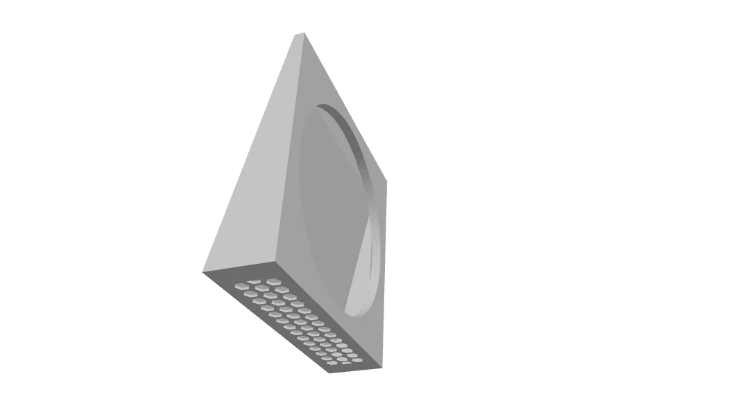 Nắp thông gió ngoài trời 100mm phong cách tối giản - Image 1