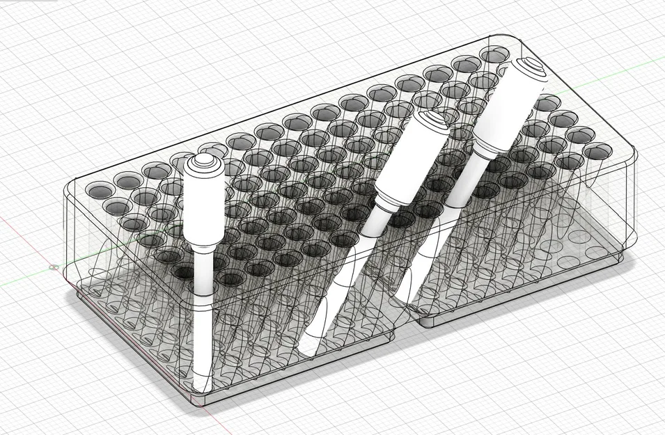 Khay Đựng Mũi Dremel Hai Góc Độ Gridfinity - Image 2