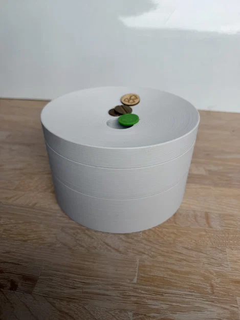 Tháp lưu trữ mô-đun đa năng: Tiền xu, chìa khóa & vật dụng nhỏ - Image 1