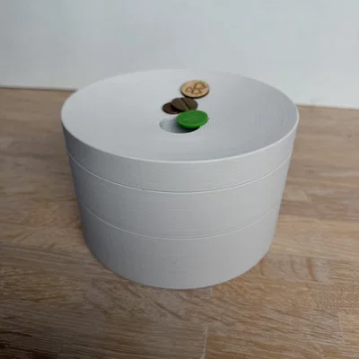 Tháp lưu trữ mô-đun đa năng: Tiền xu, chìa khóa & vật dụng nhỏ