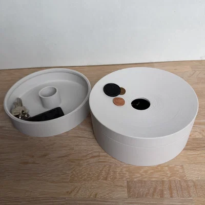 Tháp lưu trữ mô-đun đa năng: Tiền xu, chìa khóa & vật dụng nhỏ