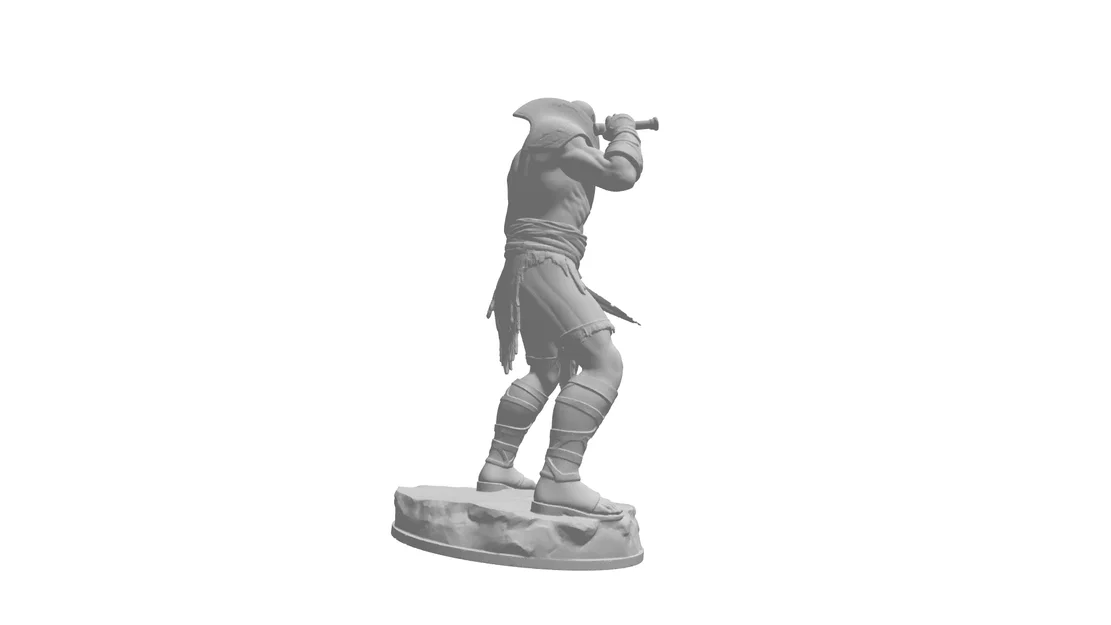 Mô hình Kratos kèm đế trưng bày - Image 2