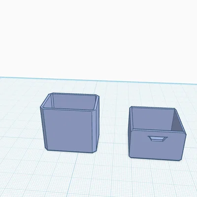 Mẫu Drawer lưu trữ để bàn nhỏ gọn - In 3D tiện lợi