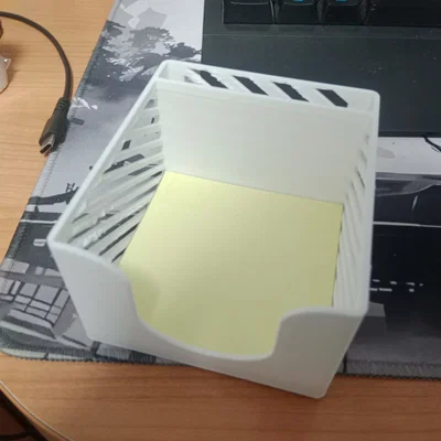 Khay đựng giấy ghi chú Post-it 7.5x7.5cm in 3D gọn gàng