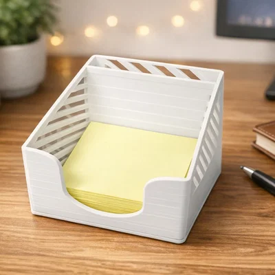 Khay đựng giấy ghi chú Post-it 7.5x7.5cm in 3D gọn gàng
