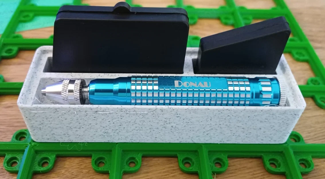 Khay Gridfinity cho bộ tay cầm và mũi khoan Donau Elektronik - Image 1