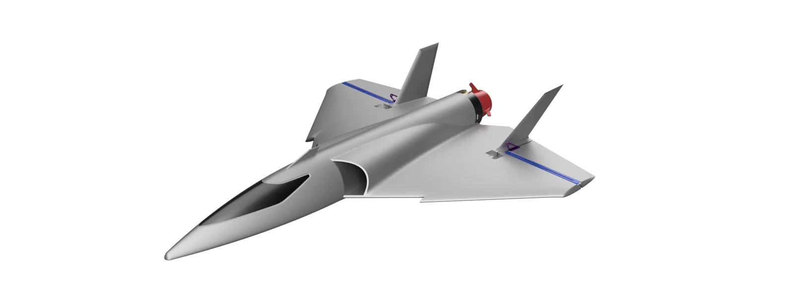 Mô hình máy bay T-303 Danger Dorito III Mini in 3D chi tiết - Image 1