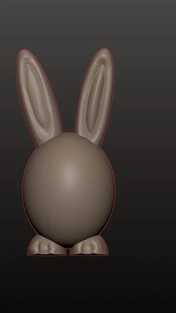 Mô hình 3D thỏ trứng Phục sinh (uoviglio) trang trí dễ thương - Image 1