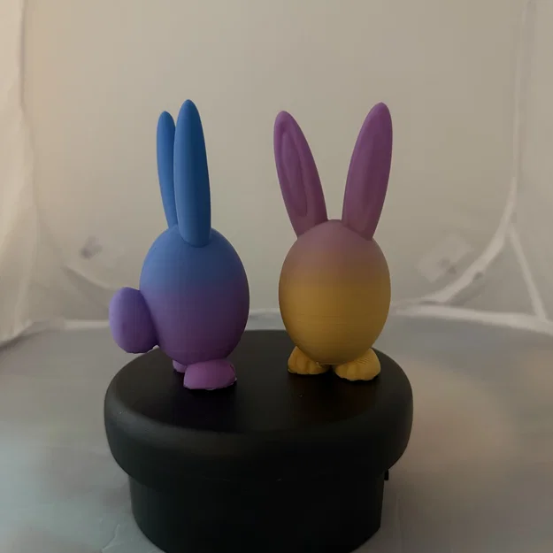 Mô hình 3D thỏ trứng Phục sinh (uoviglio) trang trí dễ thương - Image 3