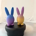Mô hình 3D thỏ trứng Phục sinh (uoviglio) trang trí dễ thương - Thumbnail 5