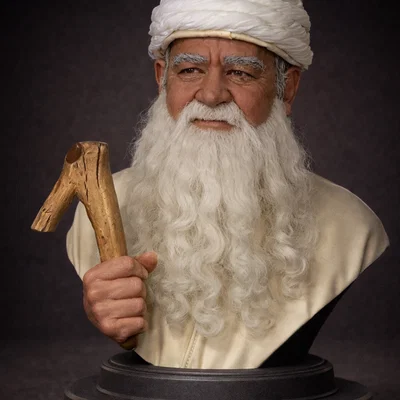 Mô hình 3D nhân vật Aksakallı - Leyla ile Mecnun