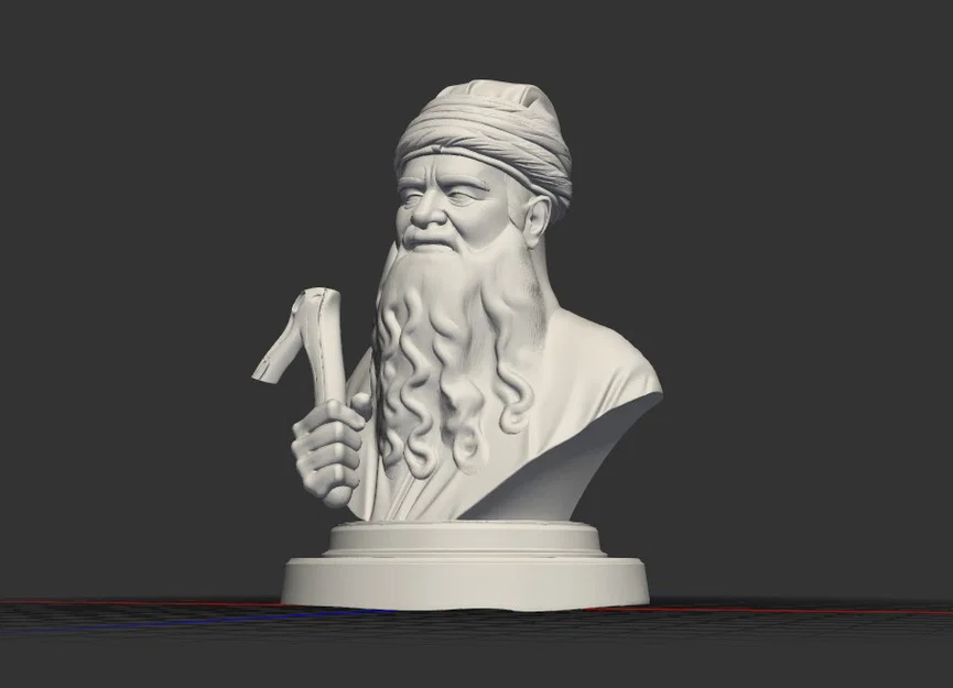 Mô hình 3D nhân vật Aksakallı - Leyla ile Mecnun - Image 3