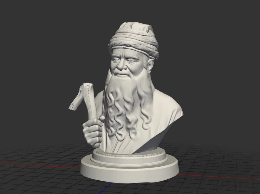 Mô hình 3D nhân vật Aksakallı - Leyla ile Mecnun - Image 4