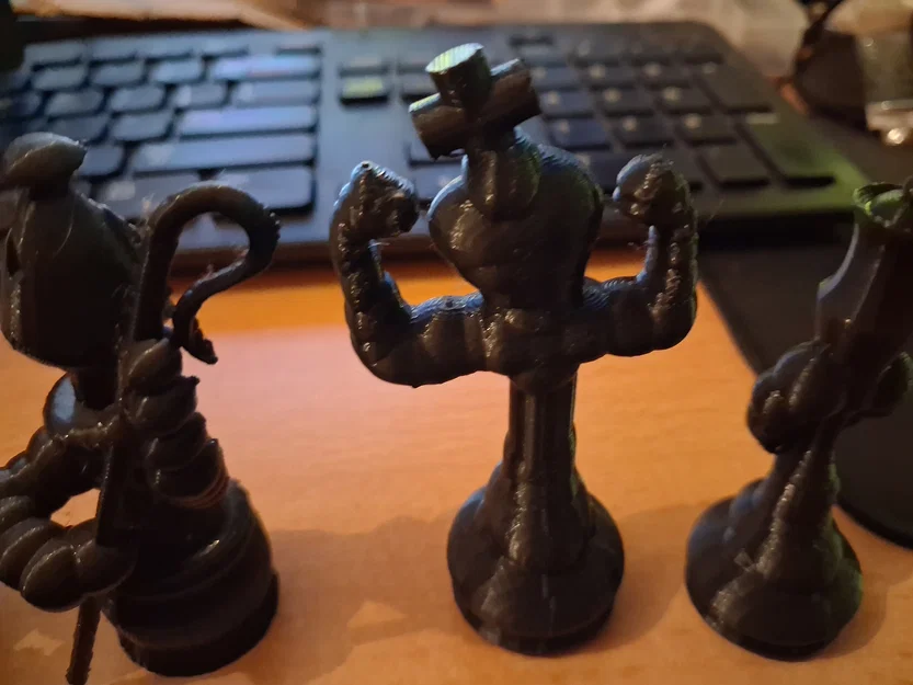 Bộ cờ vua cơ bắp cực hài hước - Image 3