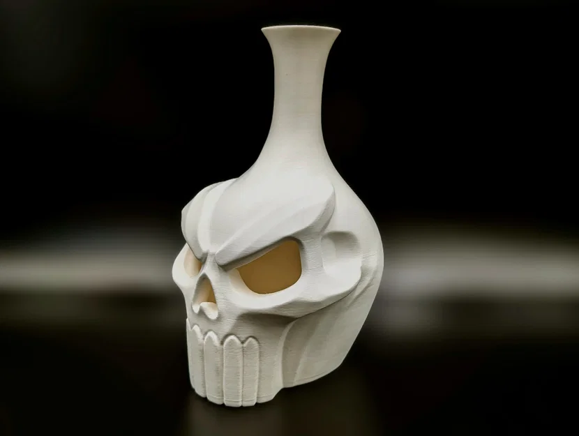 Bình Hoa Đầu Lâu (Skull Vase) - Không Cần Support - Image 1