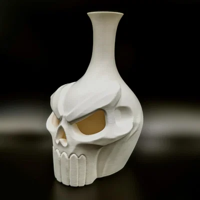Bình Hoa Đầu Lâu (Skull Vase) - Không Cần Support