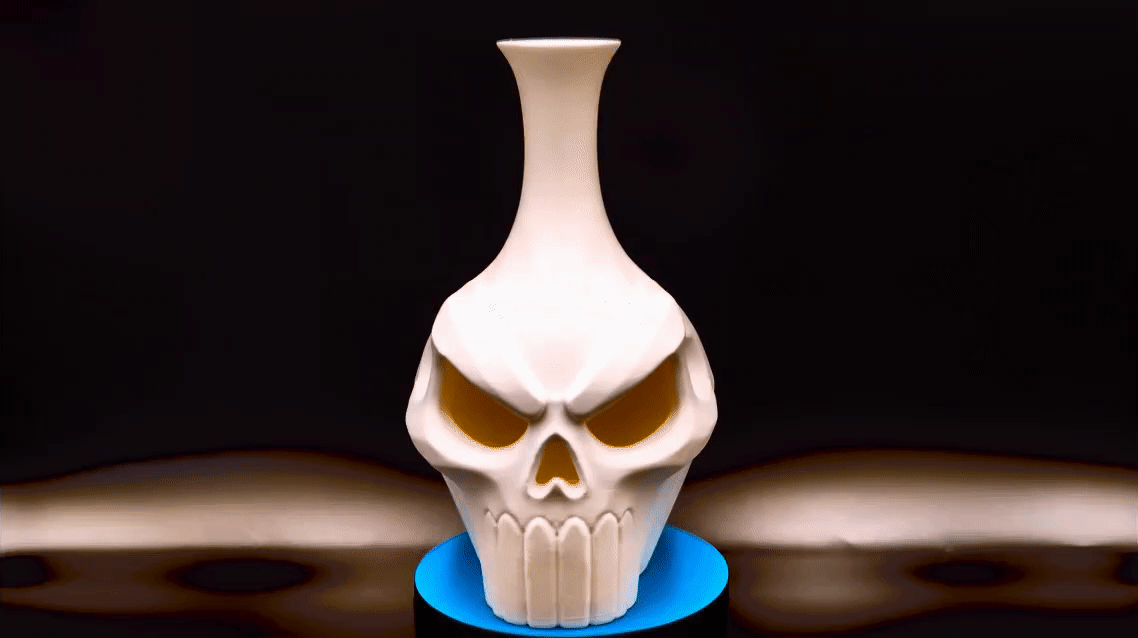 Bình Hoa Đầu Lâu (Skull Vase) - Không Cần Support - Thumbnail 2