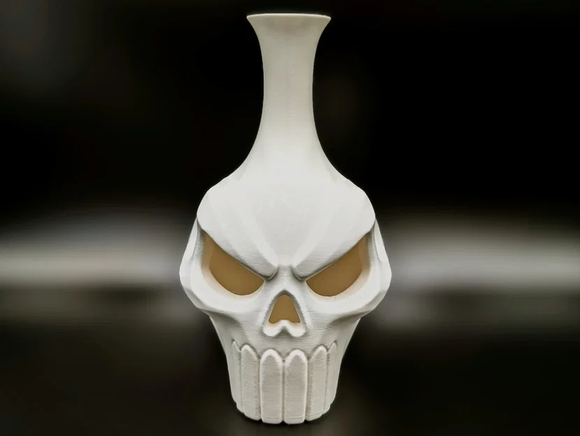 Bình Hoa Đầu Lâu (Skull Vase) - Không Cần Support - Image 4