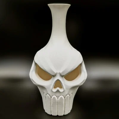 Bình Hoa Đầu Lâu (Skull Vase) - Không Cần Support