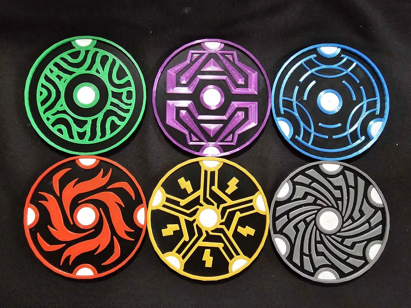 Bộ đế lót ly Magic Sigil Coaster Set - Image 1