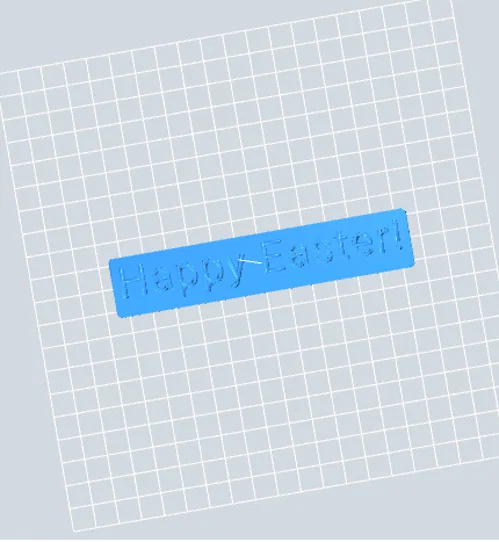 Mô hình in 3D chữ Happy Easter trang trí quà tặng ý nghĩa - Image 1