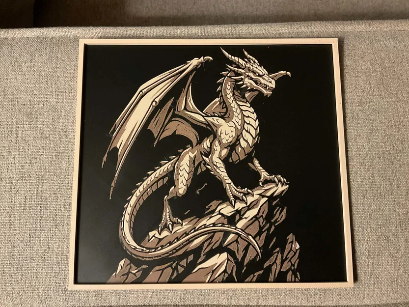 Mô hình Dragon Hueforge in 3D - Image 1