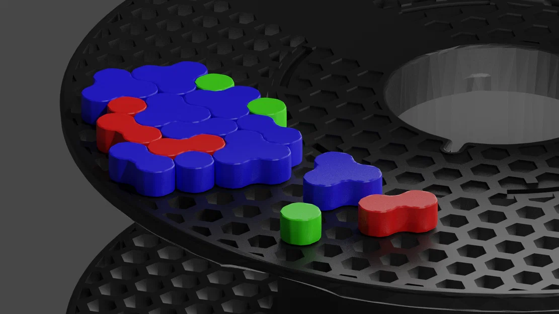 Bộ chốt trang trí gắn cuộn nhựa Prusament (Spool Pegs) độc đáo - Image 1