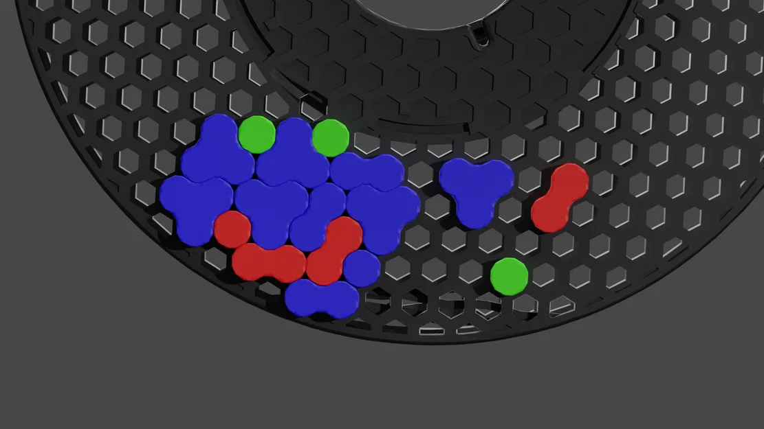 Bộ chốt trang trí gắn cuộn nhựa Prusament (Spool Pegs) độc đáo - Image 2