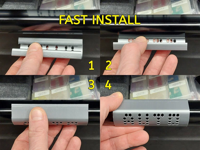 Bảng Tên Kẹp Tay Cầm Ngăn Kéo Cho Tủ Dụng Cụ Husky - Image 5