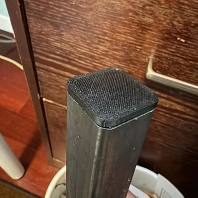 Nắp bịt đầu ống thép vuông 1 inch (1" Square Tube Cap) - In 3D tiện lợi