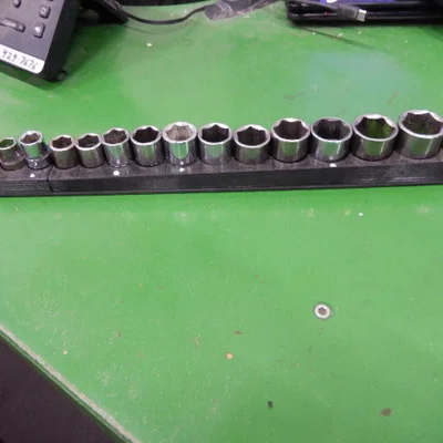 Khay đựng đầu tuýp 3/8 inch (socket holder) 7-22mm gọn gàng